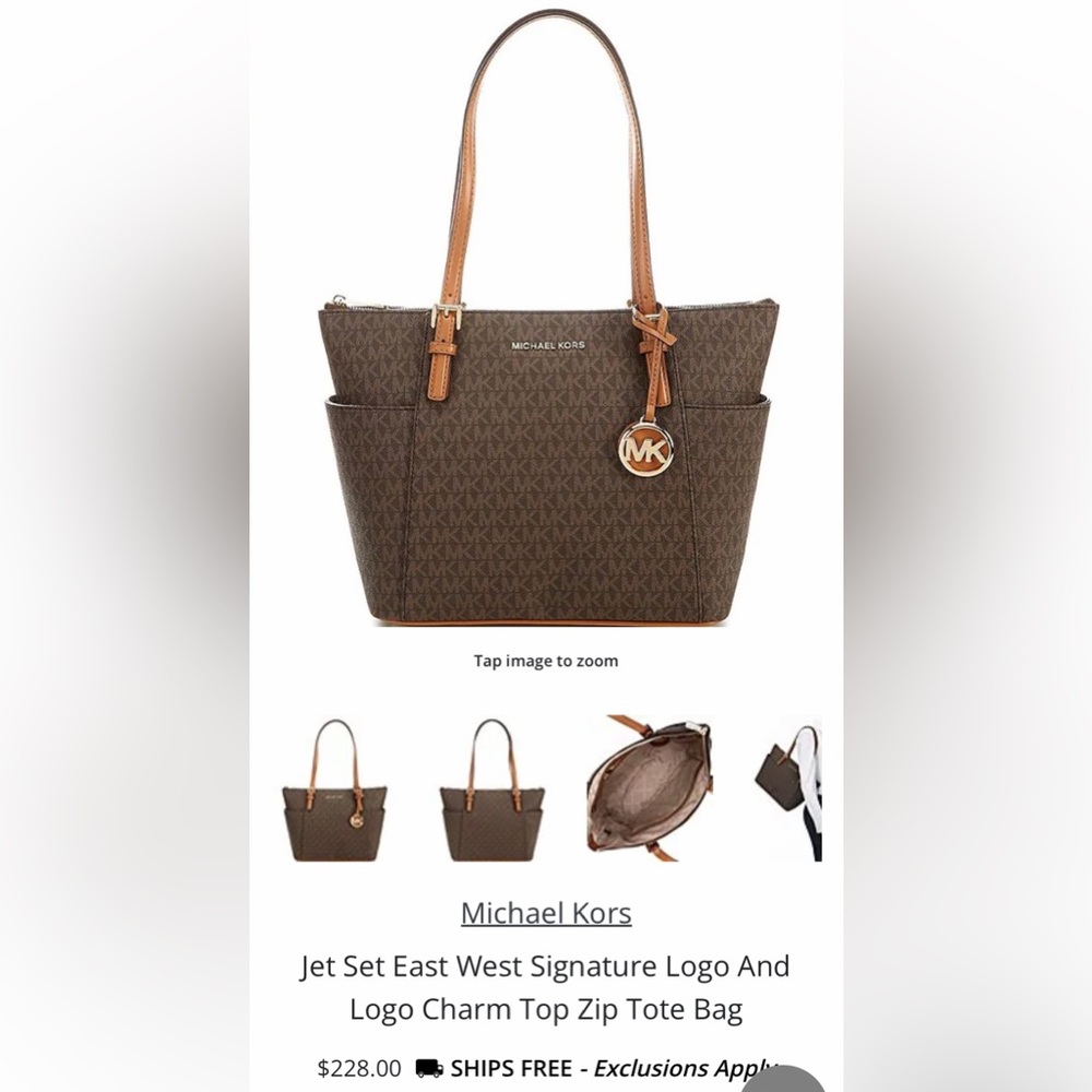 Michael Kors Jet-Set Tote Bag